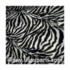 Tissu Fausse Fourrure Zèbre Blanc Cassé FAZ02 Tissu Fausse Fourrure Zèbre Blanc Cassé FAZ02