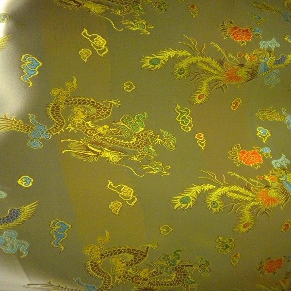 Tissu Chinois Jaune CHJJ01