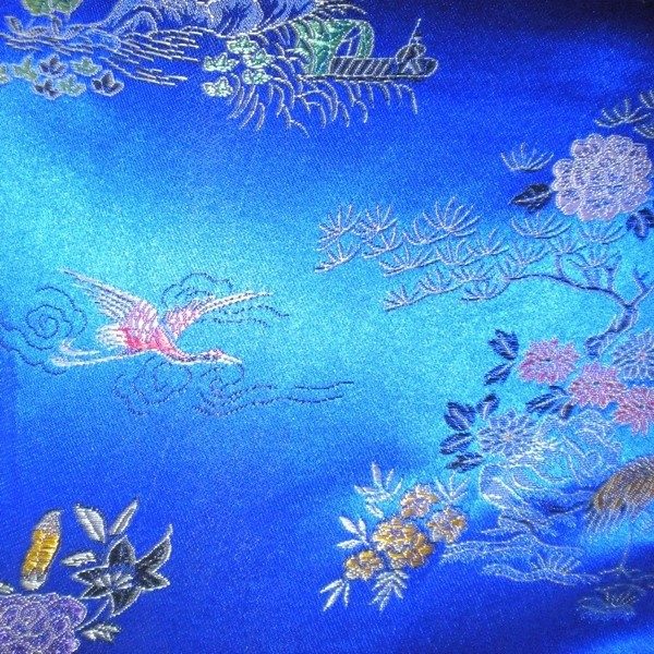 Tissu chinois Blue CHb01