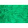 Tissu Fausse Fourrure poils longs vert FAL10
