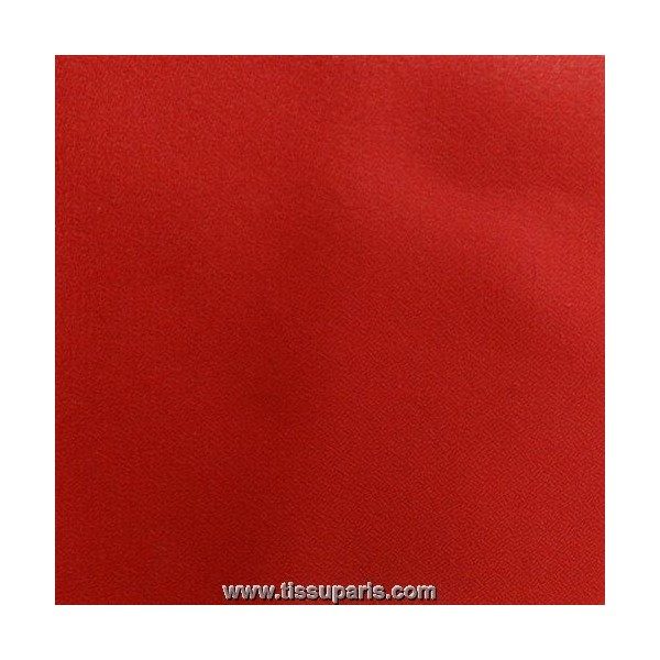 Tissu georgette rouge GG06