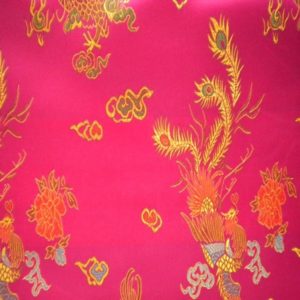 Tissu Chinois Rose CHr01