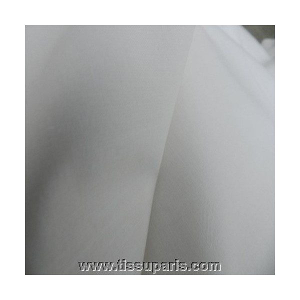 Tissu coton blanc CTN01