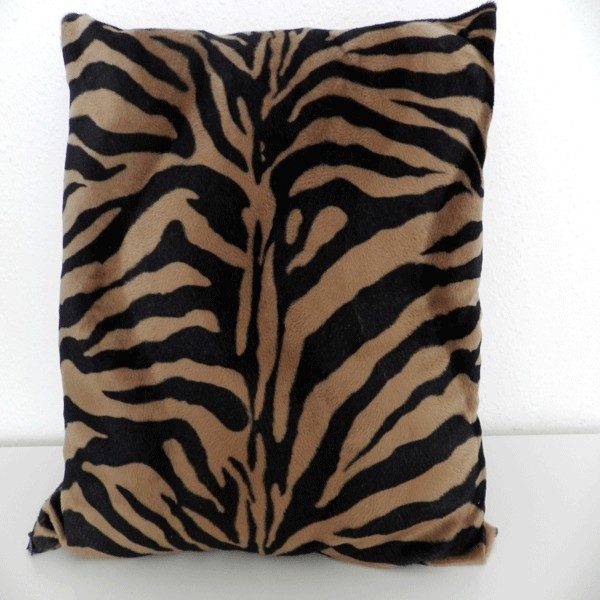 housse de coussin 40*40 zebre marron HC02