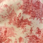 Tissu jouy histoire d'ead bordeaux TJ01