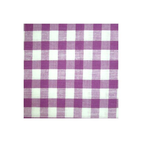 Tissu vichy violet moyens VCM06