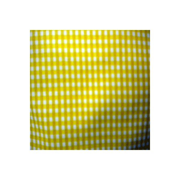 Tissu Vichy jaune Petits VCP05