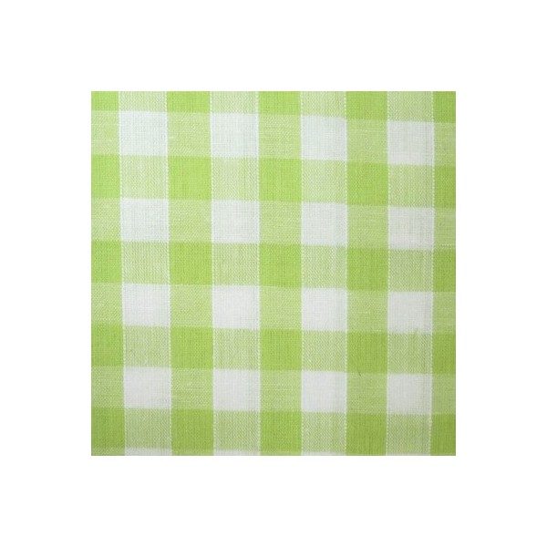 Tissu Vichy vert moyens VCM07