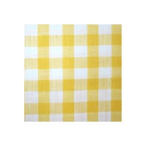 tissu vichy jaune moyens VCM05