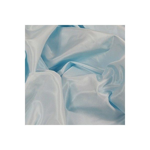 Tissu taffetas Uni blue ciel TTF01