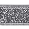 Dentelle de Calais 16 cm fil lurex VIOLET FONCE