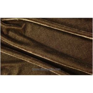 Velours stretch marron 1719-3