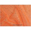 Organza à paillettes orange 5841-5