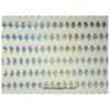 Tissu imprimé losanges blanc 5625-1
