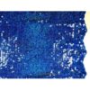 Tissu Pailleté bords arqués bleu 5274-15 125cm