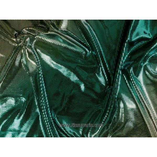 Tissu stretch imprimé turquoise 5278-2 145cm
