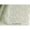Dentelle fleurs bords arqués gris clair 900920-18 134cm