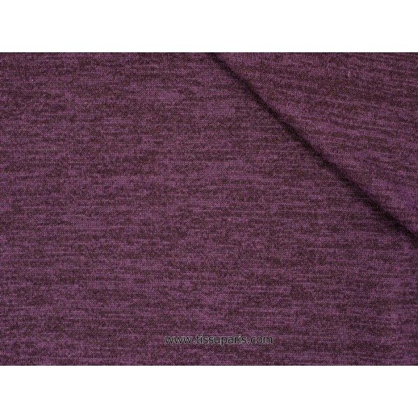 Tricot élasthanne aubergine 150cm 901528-3