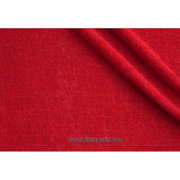 Tricot élasthanne rouge 150cm 901528-1