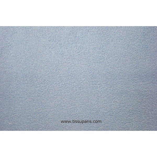 Tissu éponge bleu clair uni 150cm 1437-12