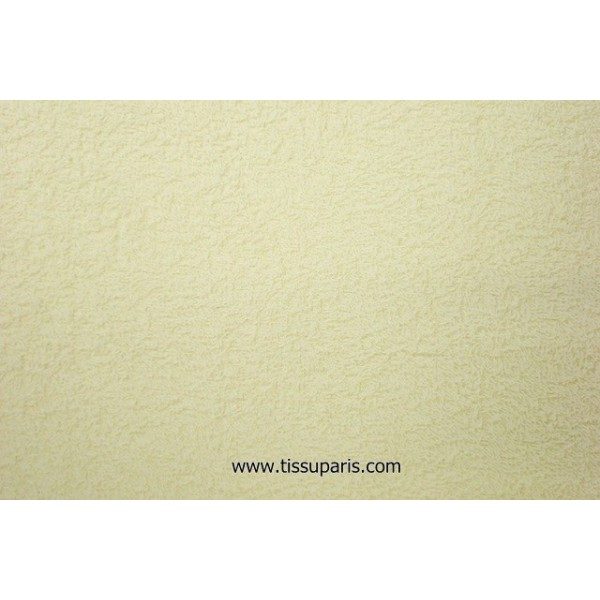 Tissu éponge uni écru 150cm 1437-11
