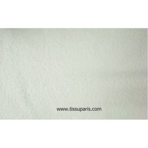Tissu éponge blanc uni 150cm 1437-2