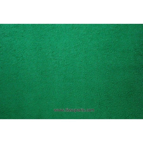 Tissu éponge uni vert 150cm 1437-5