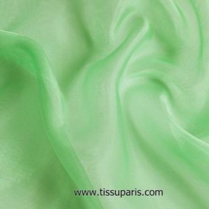 Organza de nylon vert env. 145cm 7310-28