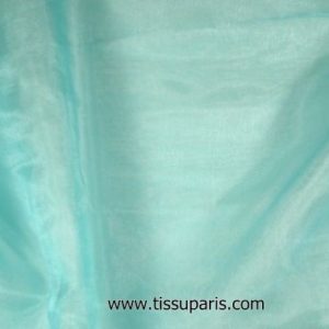 Organza de nylon turquoise bleu env. 145cm