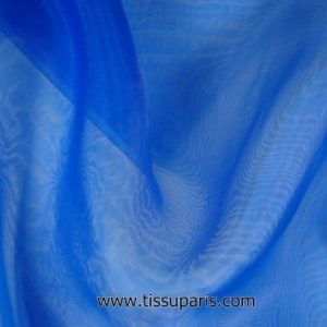 Organza de nylon bleu env. 145cm 7310-6