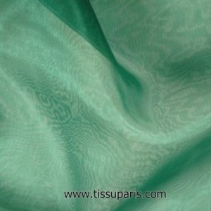 Organza de nylon vert foncé env. 145cm 7310-4