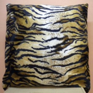 Housse de coussin 40*40 tiger marron HC05