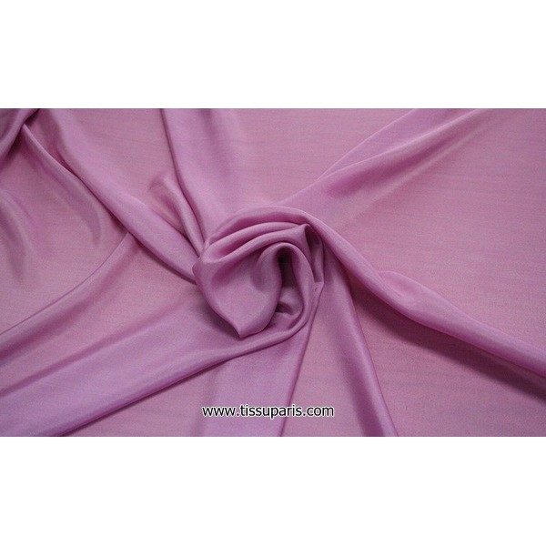 Taffetas mauve 402208 ( 100% Soie )