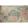 Tissu Ours Blanc 3539-2 rose
