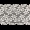 Dentelle broderie florale blanc 200mm NZ-00249