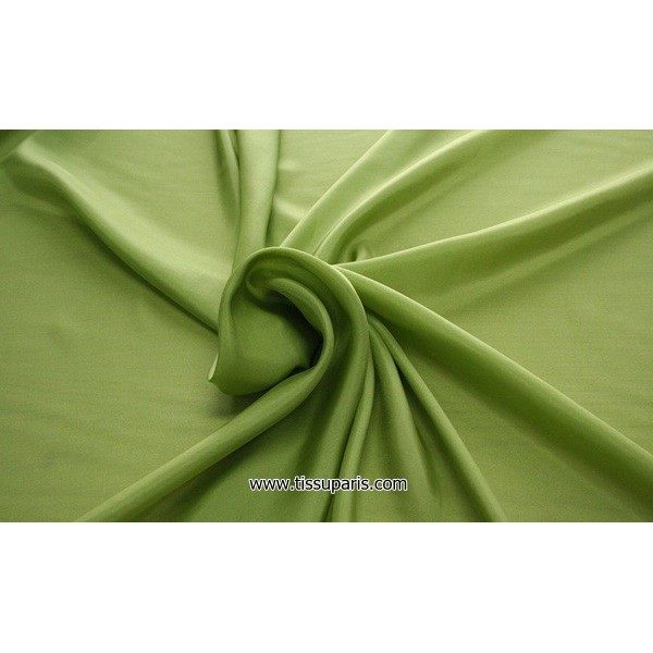 Taffetas vert 402087( 100% Soie )