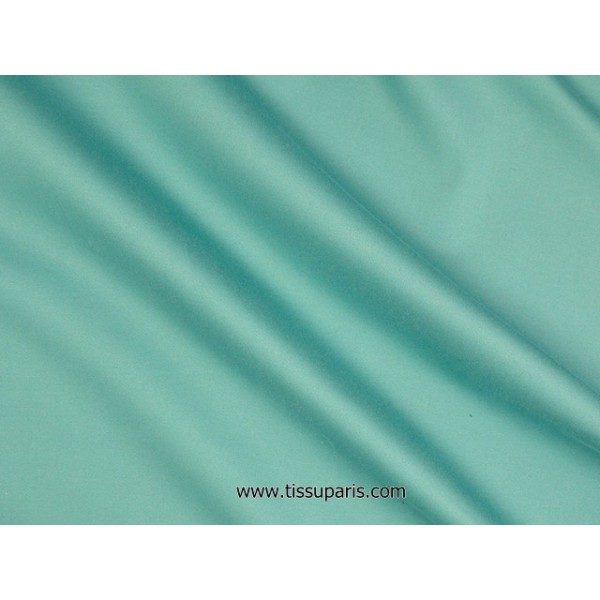 Satin de coton stretch turquoise 501537 -073