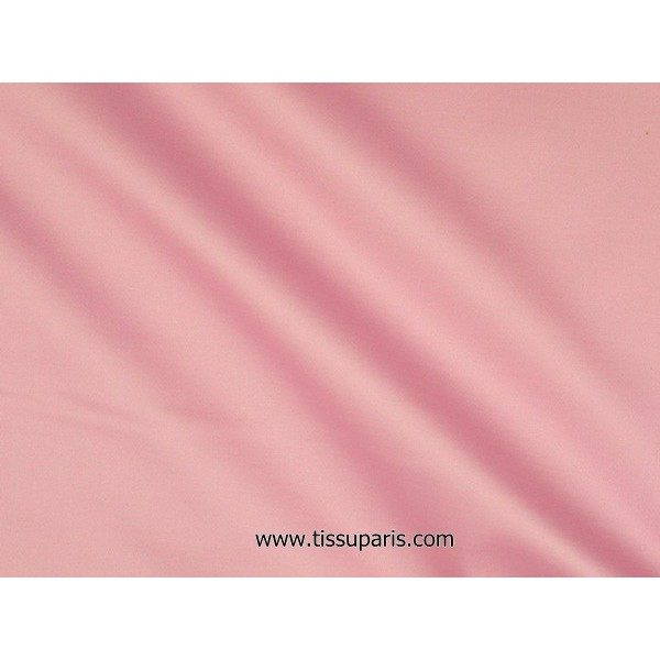 Satin de coton stretch vieux rose 501537 -075