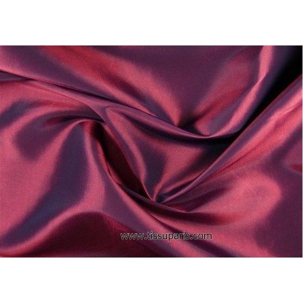 Taffetas Polyester rouge violet 1590-13 150cm
