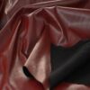 Tissu simili cuir souple marron S05