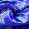 tissu chinoi bleu electrique