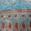 Tissu indien Brodé Rouge