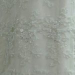 Dentelle perlée blanche 02