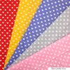 Assortiments de tissus motif coeur