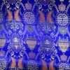 TISSU CHINOIS BLEU ROI 2